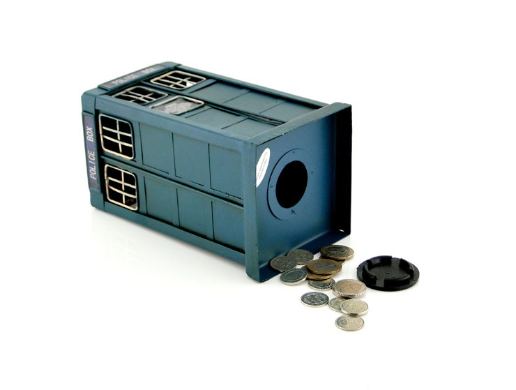 Tardis The Blue Box Metal Kumbara Tardis The Blue Box Metal Kumbara