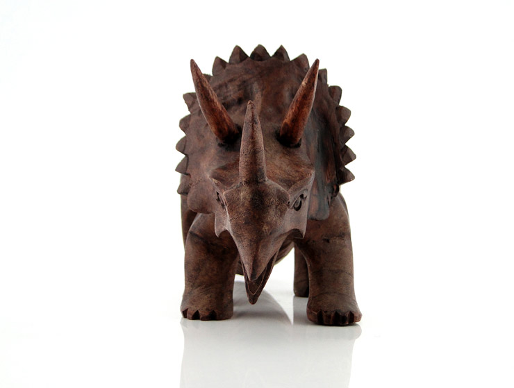 El Yapımı Ahşap Dinozor Anchiceratops