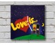 Love Is Ahşap Duvar Saati Love Is Ahşap Duvar Saati