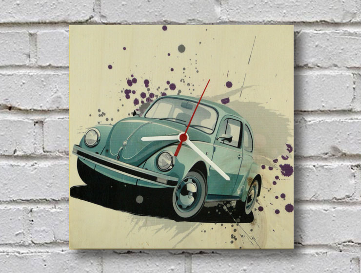 Beetle Ahşap Duvar Saati II Beetle Ahşap Duvar Saati II
