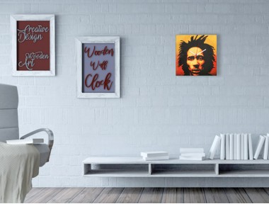Bob Marley Ahşap Duvar Saati Bob Marley Ahşap Duvar Saati