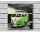 Camper Van Ahşap Duvar Saati II Camper Van Ahşap Duvar Saati II