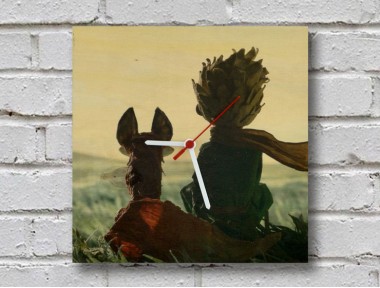 Le Petit Prince Ahşap Duvar Saati
