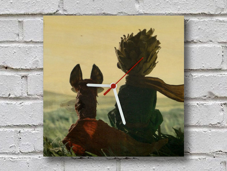 Le Petit Prince Ahşap Duvar Saati Le Petit Prince Ahşap Duvar Saati