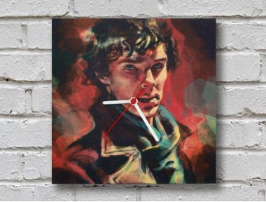 Sherlock Ahşap Duvar Saati Sherlock Ahşap Duvar Saati