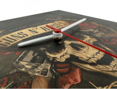 Guns N Roses Ahşap Duvar Saati Guns N Roses Ahşap Duvar Saati