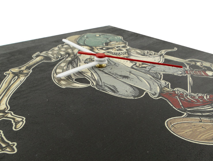 Skateboard Forever Ahşap Duvar Saati