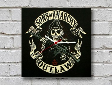 Sons of Anarchy Ahşap Duvar Saati II Sons of Anarchy Ahşap Duvar Saati II