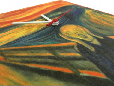 The Scream Ahşap Duvar Saati The Scream Ahşap Duvar Saati