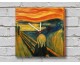 The Scream Ahşap Duvar Saati The Scream Ahşap Duvar Saati