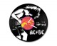 AC/DC Vinyl Record Duvar Saati AC/DC Vinyl Record Duvar Saati