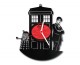 Doctor Who Vinyl Record Duvar Saati Doctor Who Vinyl Record Duvar Saati