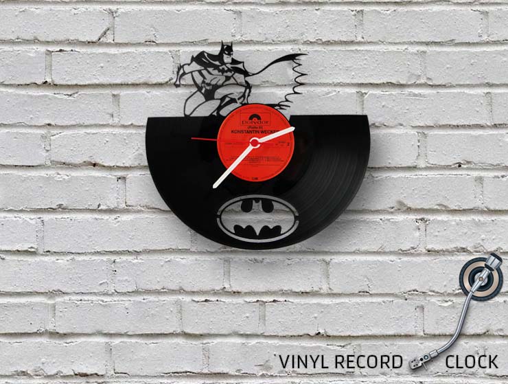 Batman Vinyl Record Duvar Saati II