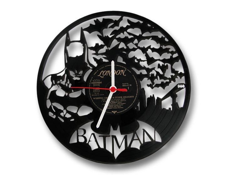 Batman Vinyl Record Duvar Saati III