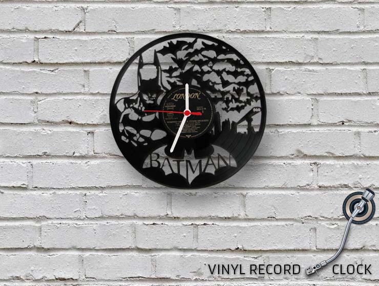 Batman Vinyl Record Duvar Saati III