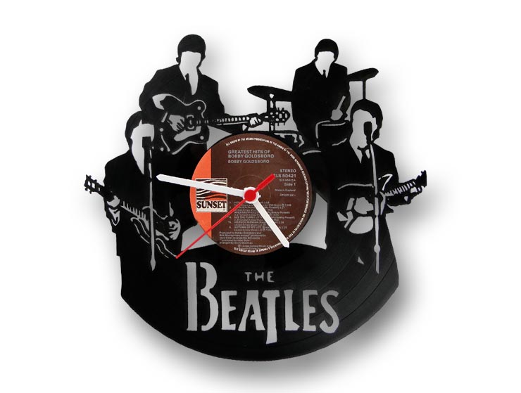 The Beatles Vinyl Record Duvar Saati II