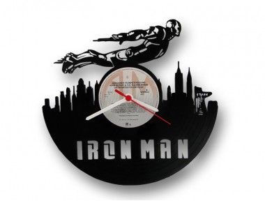 Iron Man Vinyl Record Duvar Saati