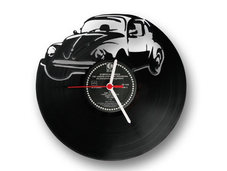 Beetle Vinyl Record Duvar Saati Beetle Vinyl Record Duvar Saati