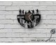 Walking Dead Vinyl Record Duvar Saati