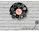 Gear Wheel Vinyl Record Duvar Saati