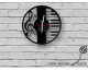 Piano Vinyl Record Duvar Saati Piano Vinyl Record Duvar Saati