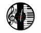 Piano Vinyl Record Duvar Saati Piano Vinyl Record Duvar Saati