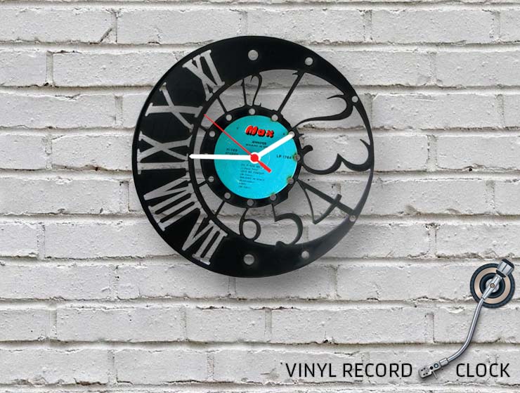 Rome Vinyl Record Duvar Saati Rome Vinyl Record Duvar Saati