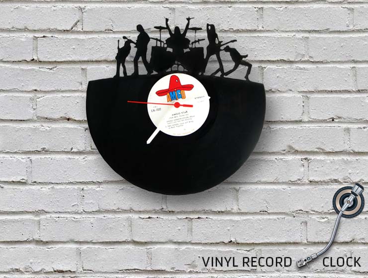 Blues Band Vinyl Record Duvar Saati III Blues Band Vinyl Record Duvar Saati III
