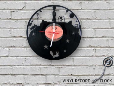 Küçük Prens Vinyl Record Duvar Saati Küçük Prens Vinyl Record Duvar Saati