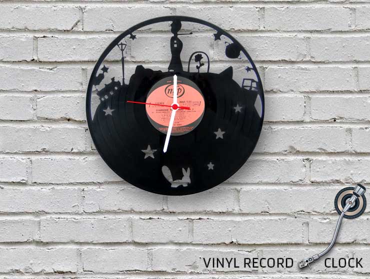 Küçük Prens Vinyl Record Duvar Saati Küçük Prens Vinyl Record Duvar Saati