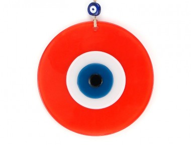 Turuncu Füzyon Cam Nazar Boncuğu 20cm Turuncu Füzyon Cam Nazar Boncuğu 20cm