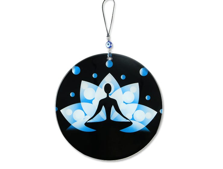 Yoga Lotus Cam Duvar Dekoru Yoga Lotus Cam Duvar Dekoru