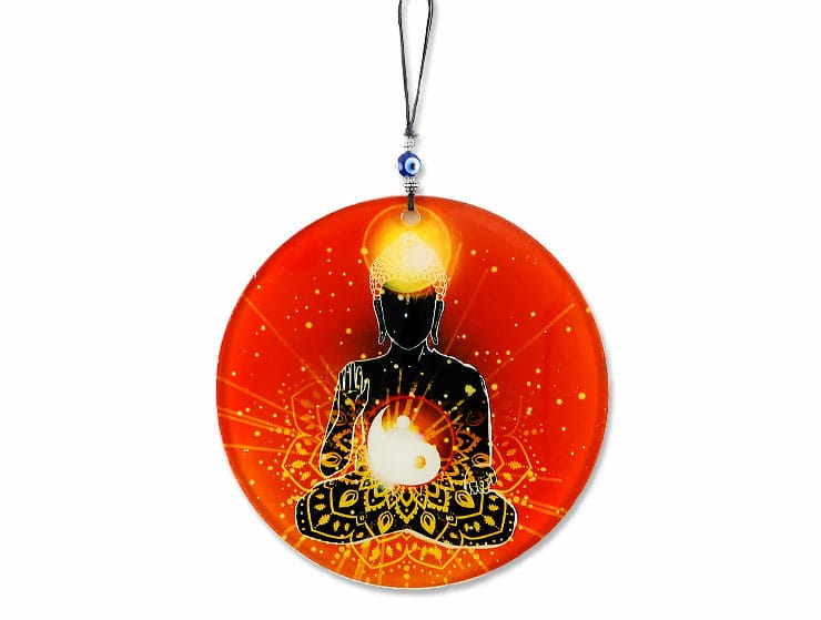 Yoga Yin Yang Cam Duvar Dekoru