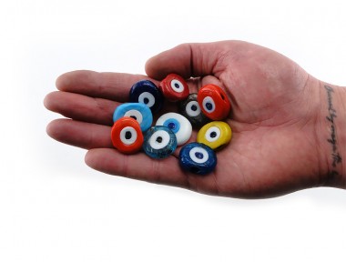 Dana Gözü Cam Nazar Boncuğu 25mm