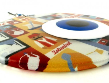 Füzyon Cam Nazar Boncuğu f21 Füzyon Cam Nazar Boncuğu f21