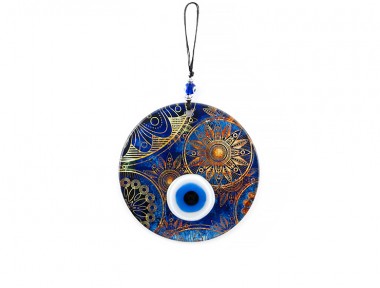 Güneş Füzyon Cam Nazar Boncuğu 12cm Güneş Füzyon Cam Nazar Boncuğu 12cm