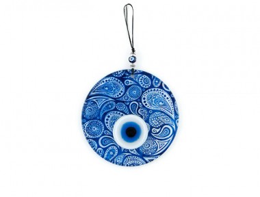 Mandala Füzyon Cam Nazar Boncuğu 12cm Mandala Füzyon Cam Nazar Boncuğu 12cm
