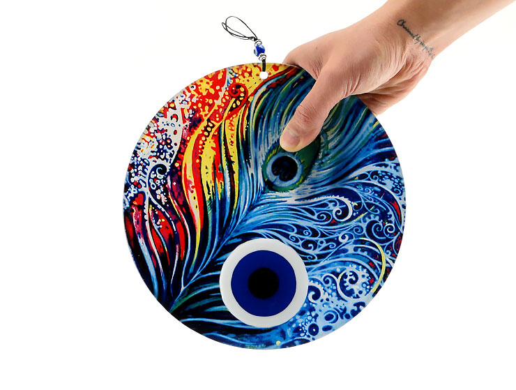 Göz Füzyon Cam Nazar Boncuğu 23cm Göz Füzyon Cam Nazar Boncuğu 23cm