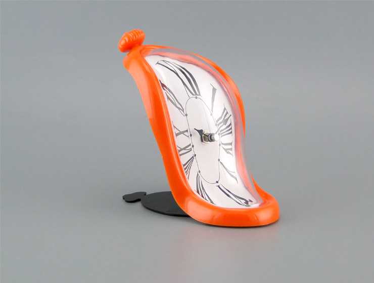 Melting Clock Masaüstü Eriyen Saat (Turuncu) Melting Clock Masaüstü Eriyen Saat (Turuncu)