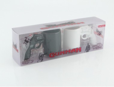 Silah Tasarımlı Kahve Fincanı Gun Man Silah Tasarımlı Kahve Fincanı Gun Man