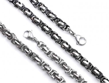 Kral Çelik Kolye (Kalın)