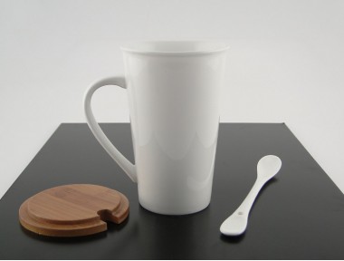 Büyük Porselen Kupa Bardak