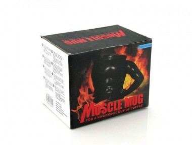 Muscle Mug Kaslı Adam Kupa Bardak (Siyah)
