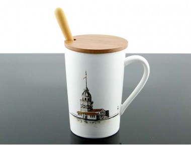 Kız Kulesi Porselen Kupa Bardak