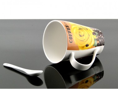 Coffee Rose Porselen Kupa Bardak Coffee Rose Porselen Kupa Bardak