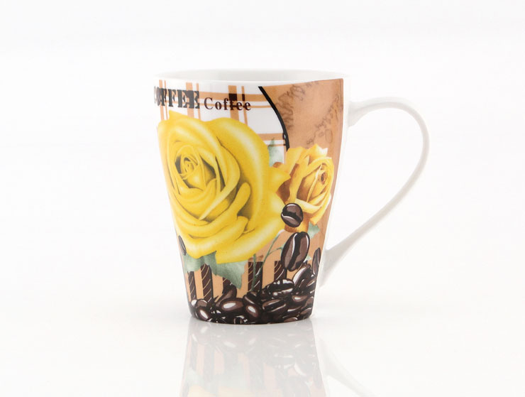 Coffee Rose Porselen Kupa Bardak Coffee Rose Porselen Kupa Bardak