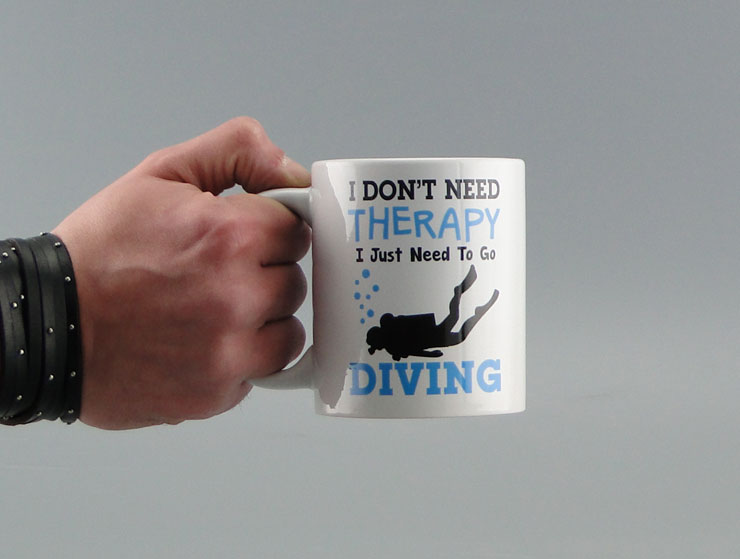 Scuba Diving Therapy Kupa Bardak