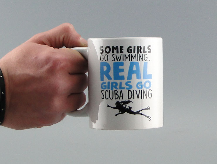 Real Girls Scuba Diving Kupa Bardak