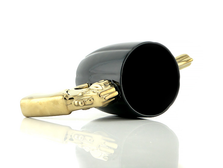 Gun Mug 3D Kupa Bardak (Gold) Gun Mug 3D Kupa Bardak (Gold)