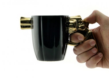 Gun Mug 3D Kupa Bardak (Gold) Gun Mug 3D Kupa Bardak (Gold)